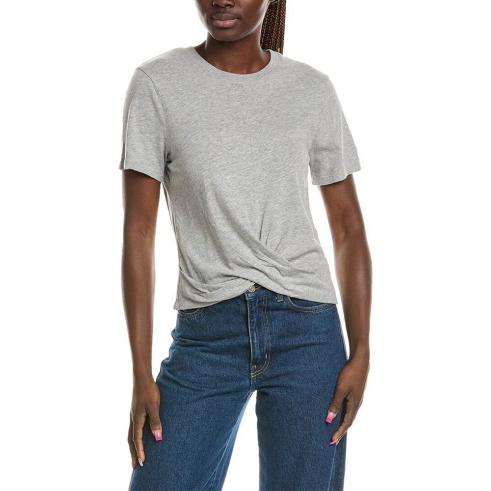 Michael Stars Womens  Hollis Criss Cross T-Shirt